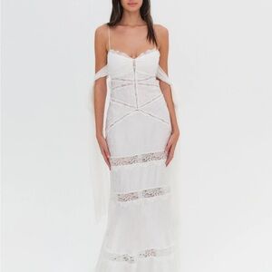 For Love And Lemons Ivory Lace Dress